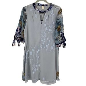 Anthropologie Tiny Laced Lotus Tunic Dress  Sz S